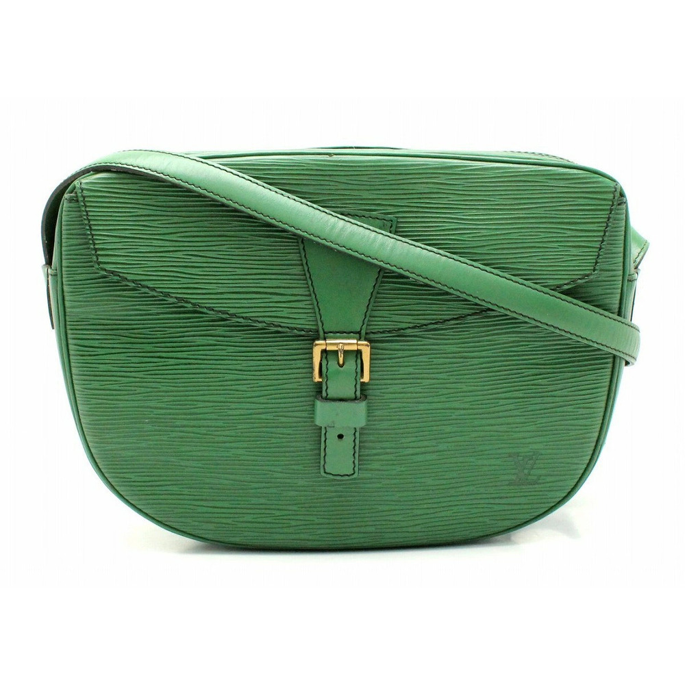 Louis Vuitton Epi Jeune Fille Crossbody Bag Leather Green Borneo